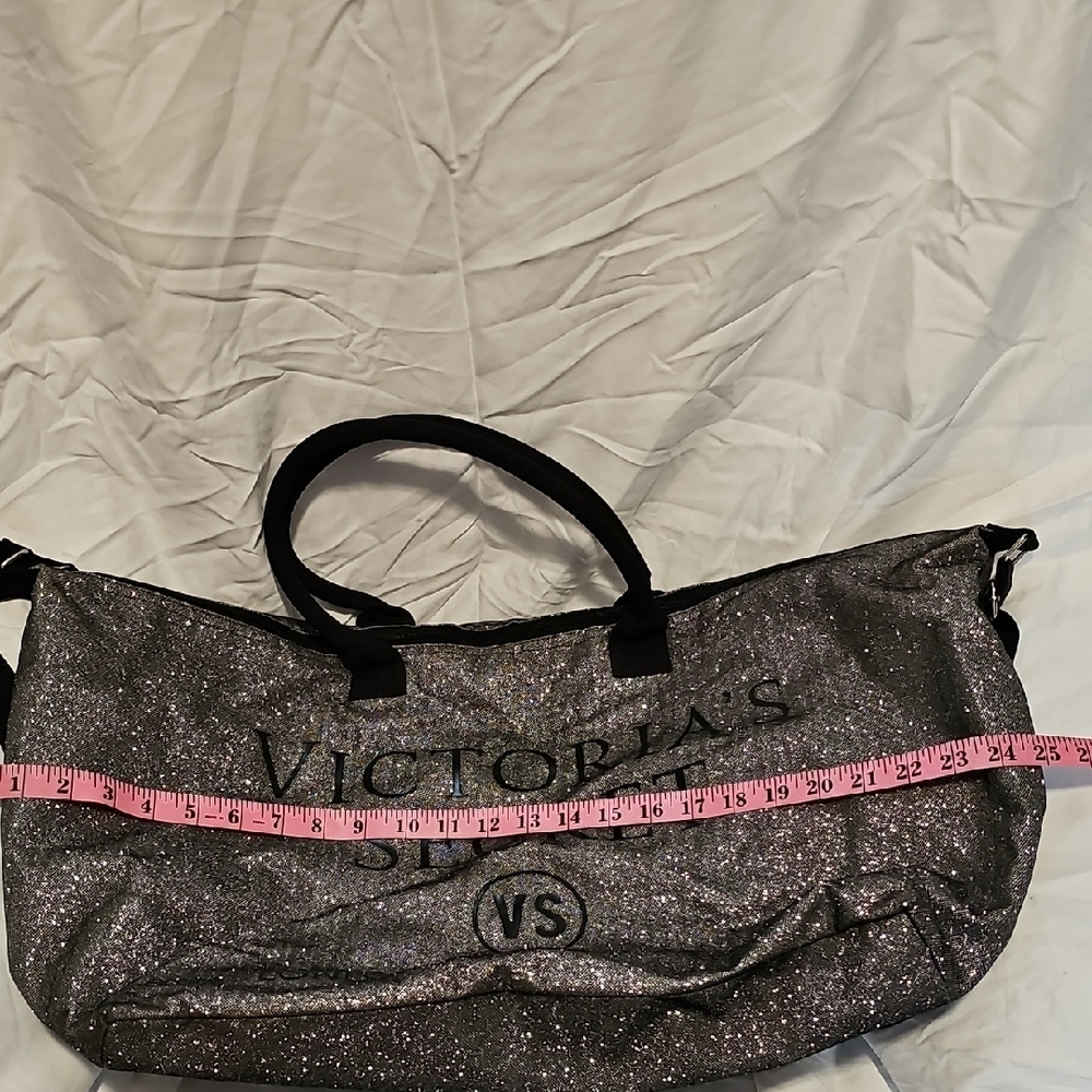 Victoria's Secret Glittery Gray Tote - Picture 3 of 4